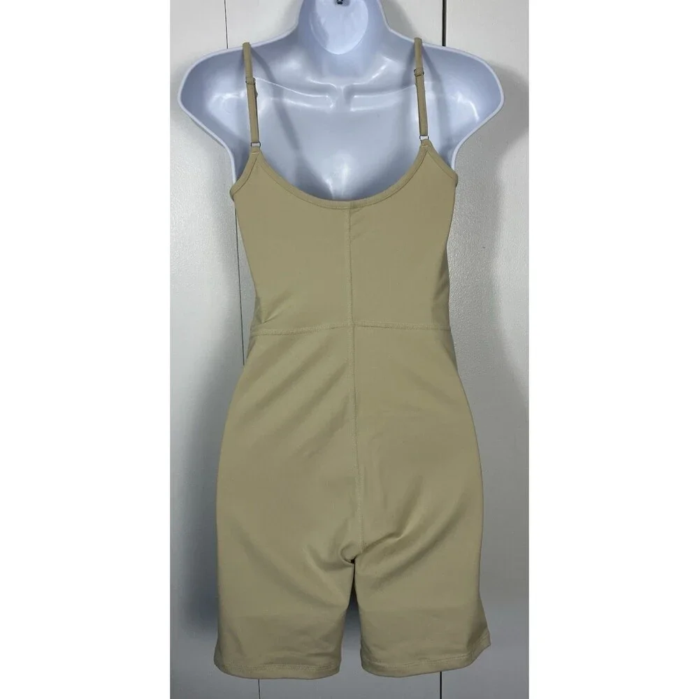 Automet Womens Shapewear body suit Tan color Size Small